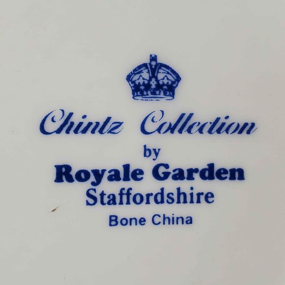 Royale Garden Teacup and Saucer Chintz Collection - Picture 6 of 7